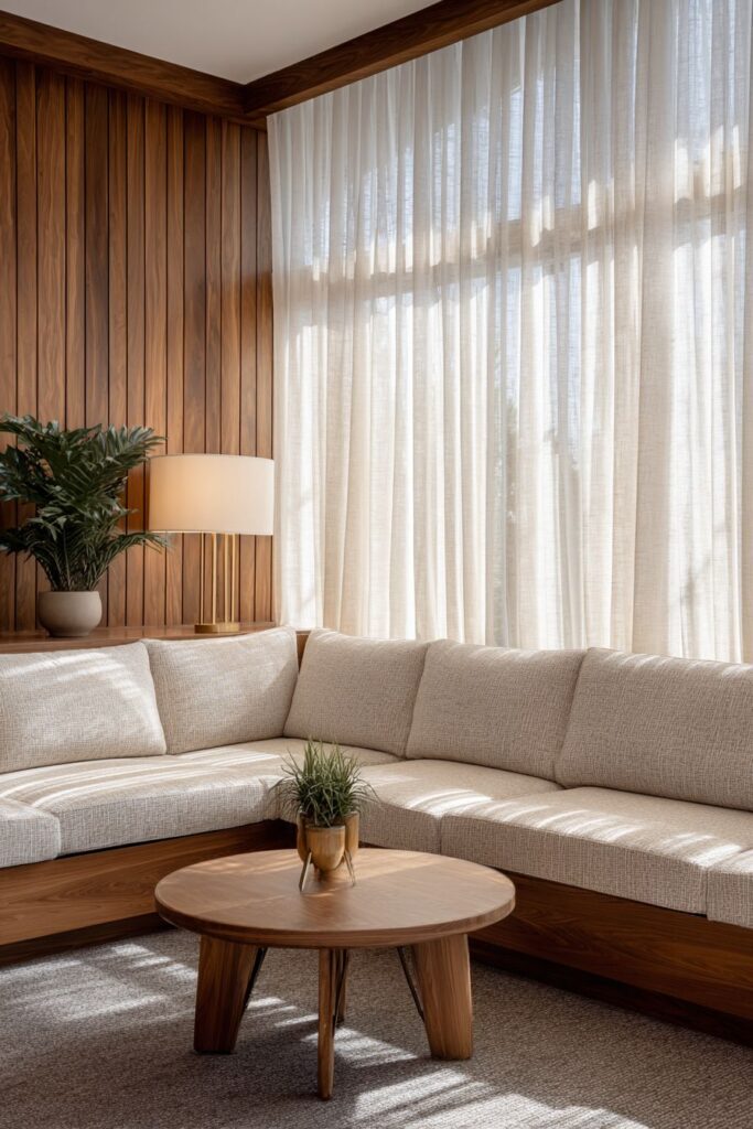 Built-In Beige Linen Luxury