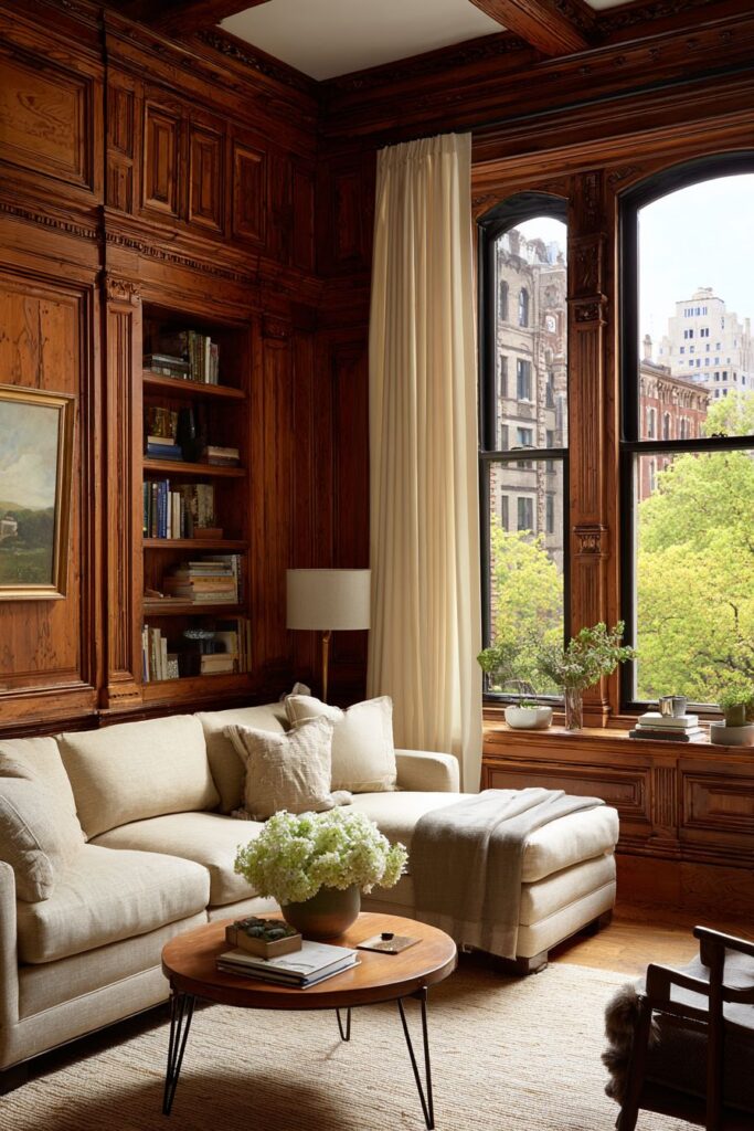 Built-In Beige Linen Luxury