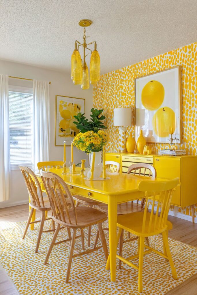 Eclectic Vintage Yellow Mix