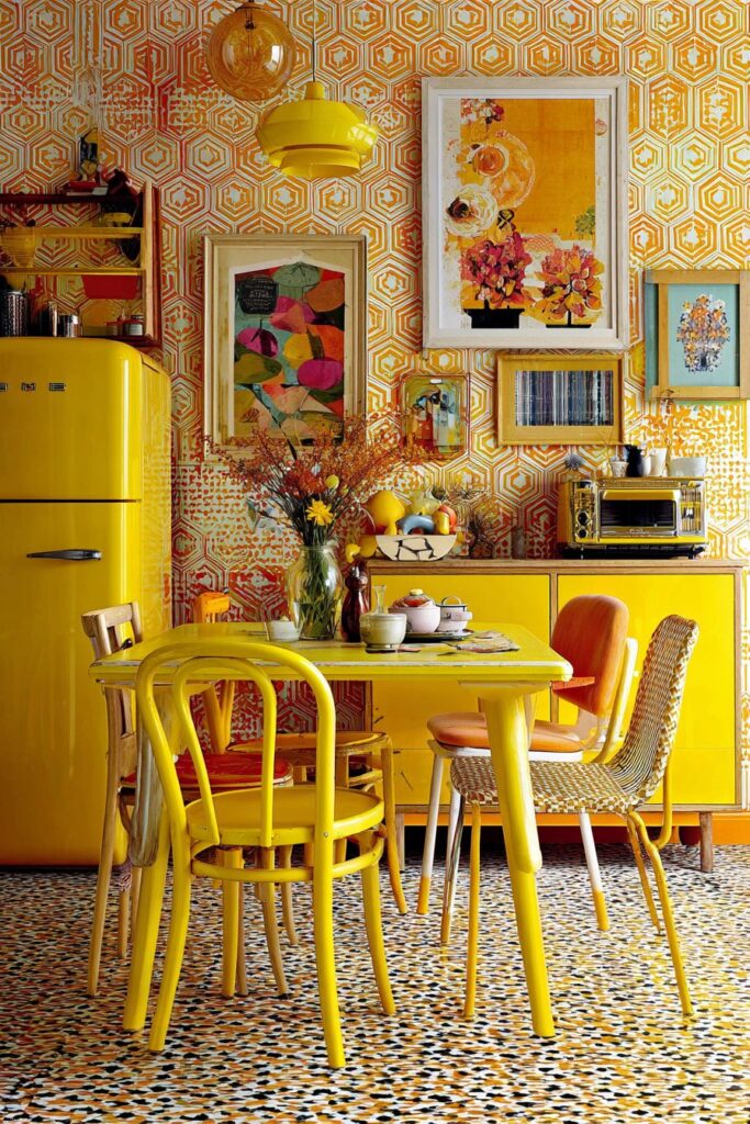 Eclectic Vintage Yellow Mix