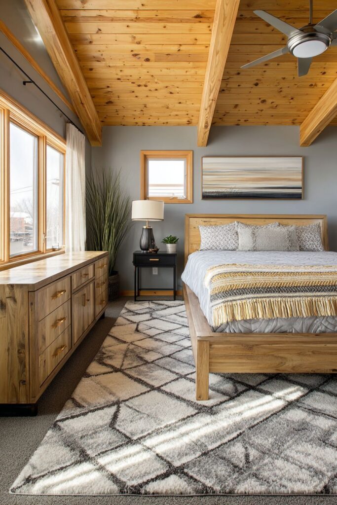 Exposed Beam Ceiling Treatment