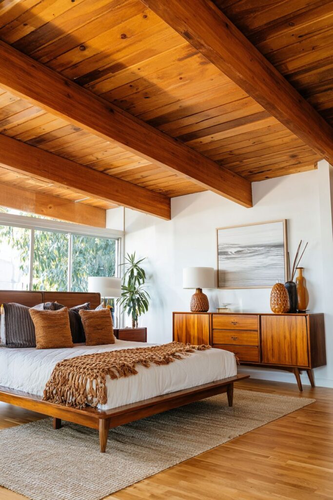 Exposed Beam Ceiling Treatment