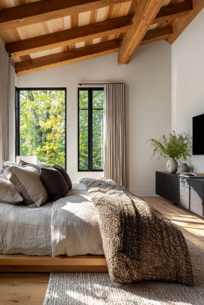 Exposed Beam Ceiling Treatment