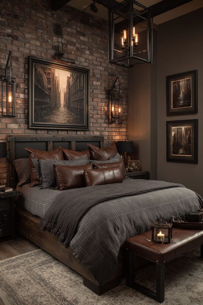 Industrial Brown Brick Character