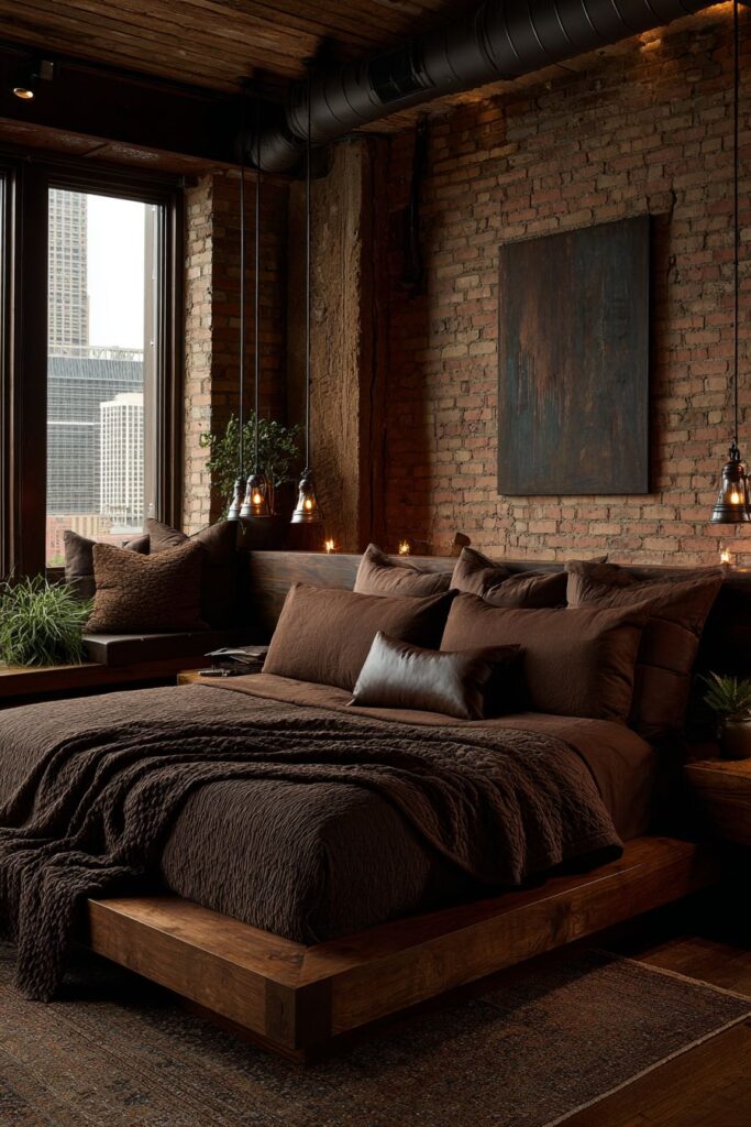 Industrial Brown Brick Character