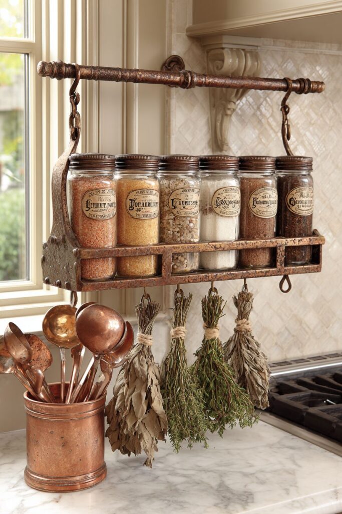 Organized Spice Collection