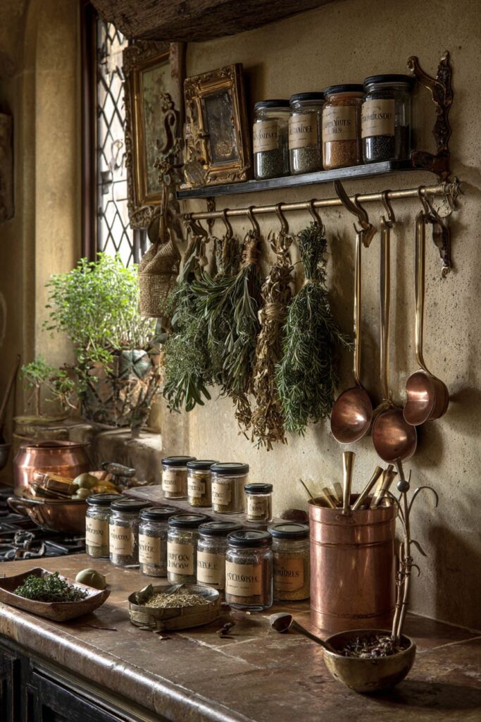 Organized Spice Collection