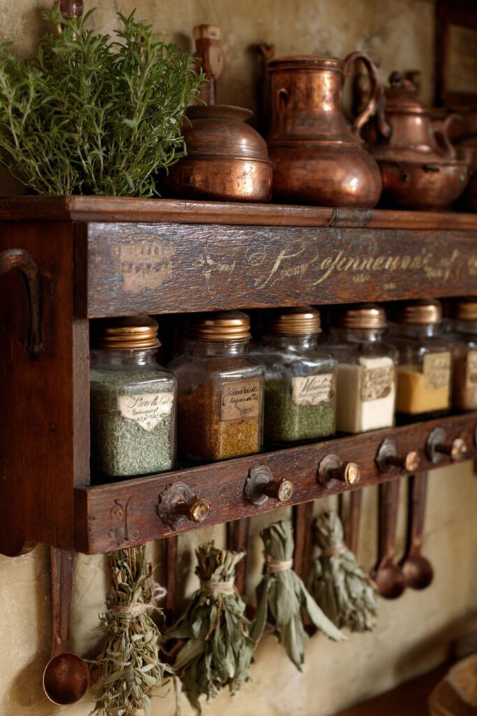 Organized Spice Collection