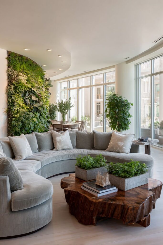 Biophilic Connection in Sage-Grey
