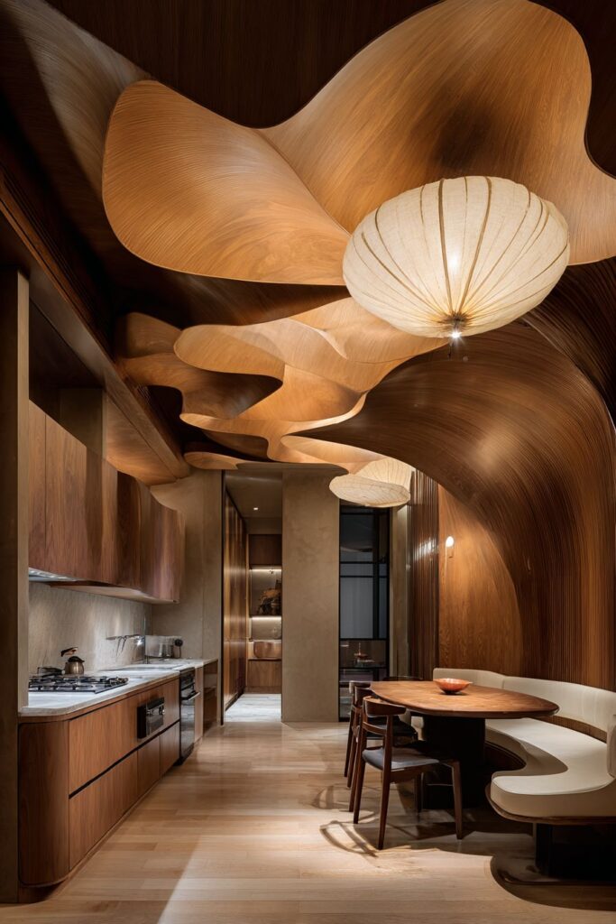 Integrated Dining Nook with Built-In Storage