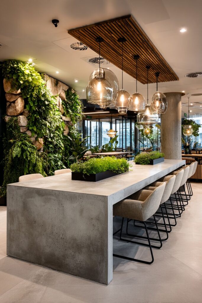 Sustainable Luxury with Biophilic Elements