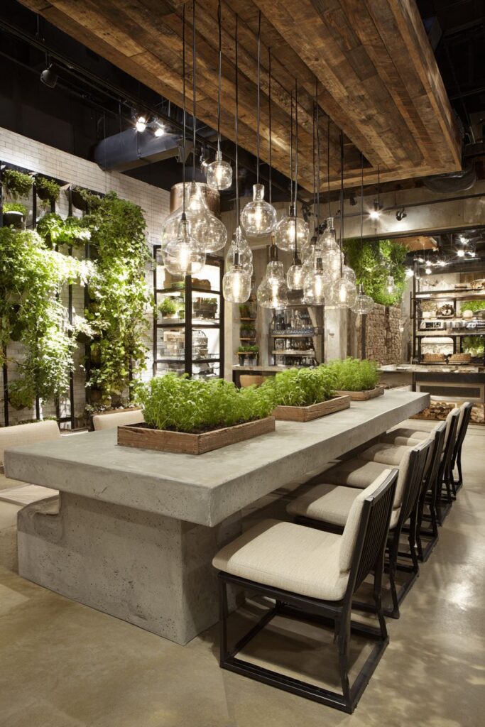 Sustainable Luxury with Biophilic Elements