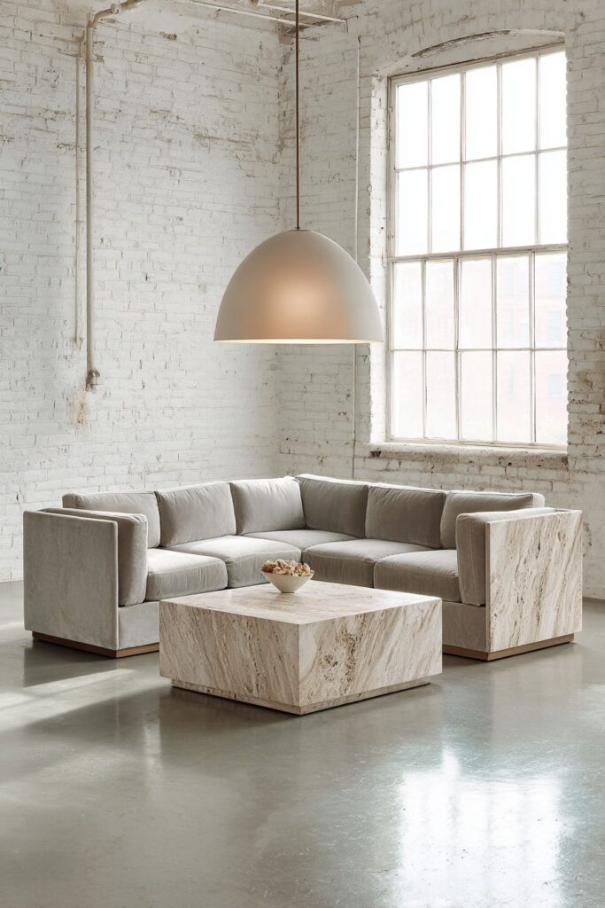 Stone Elegance with Textural Richness