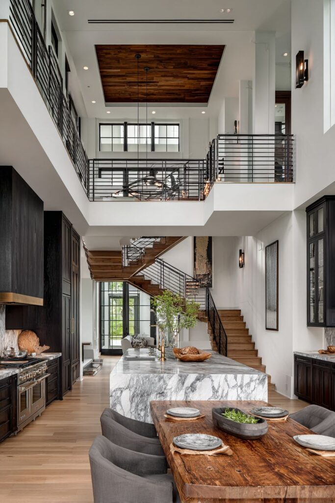 Double-Height Ceiling with Dramatic Natural Light