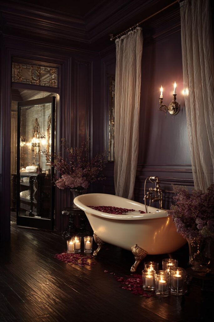 Spa-Like Romance with Candlelit Bathing
