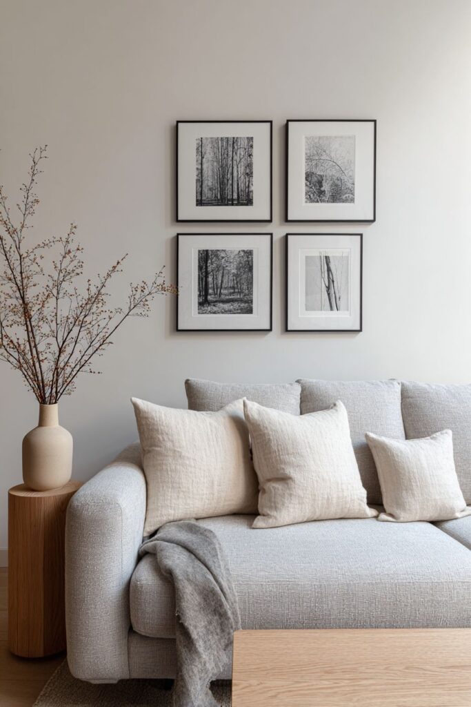 Gallery Wall Curation with Photographic Art