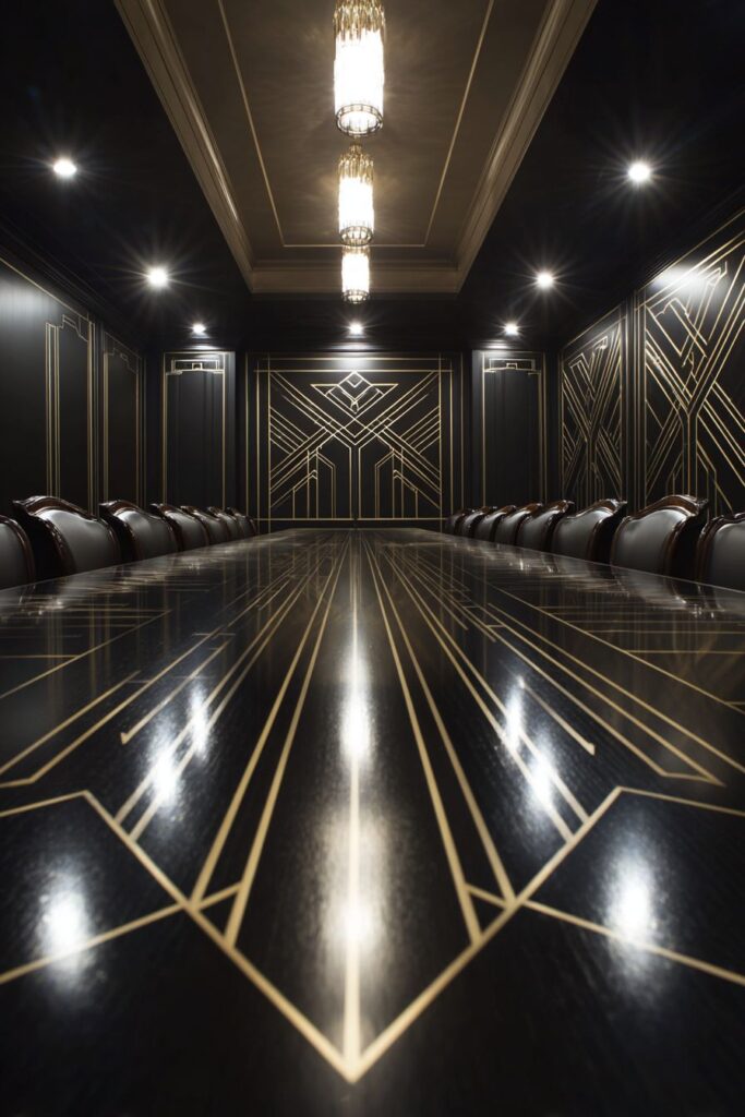 Art Deco Geometric Glamour