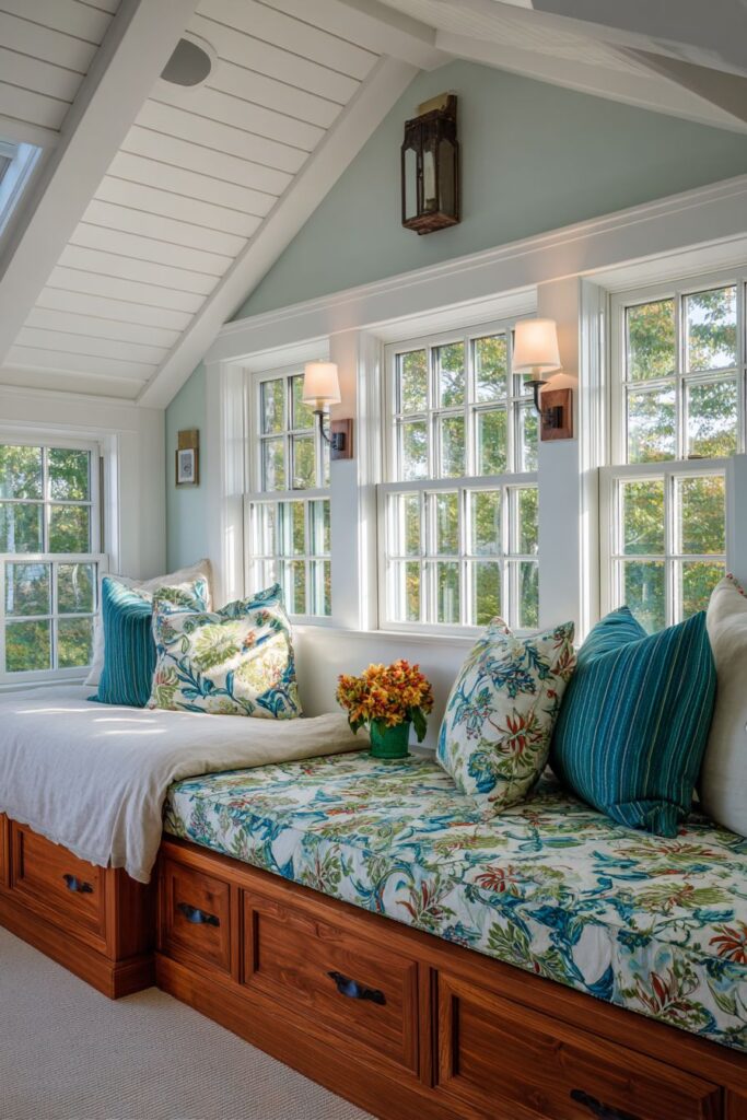 Multiple Dormer Window Seats