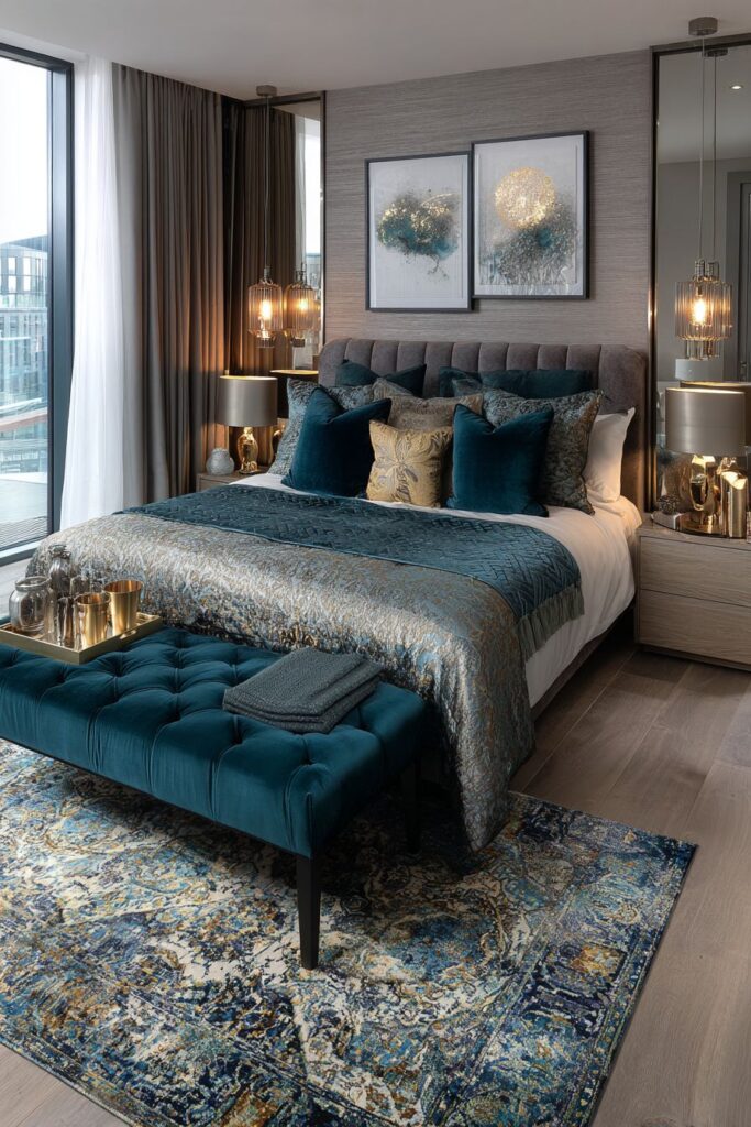 Luxurious Tufted Bench Focus