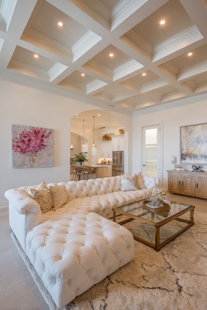 Button Tufted Elegance