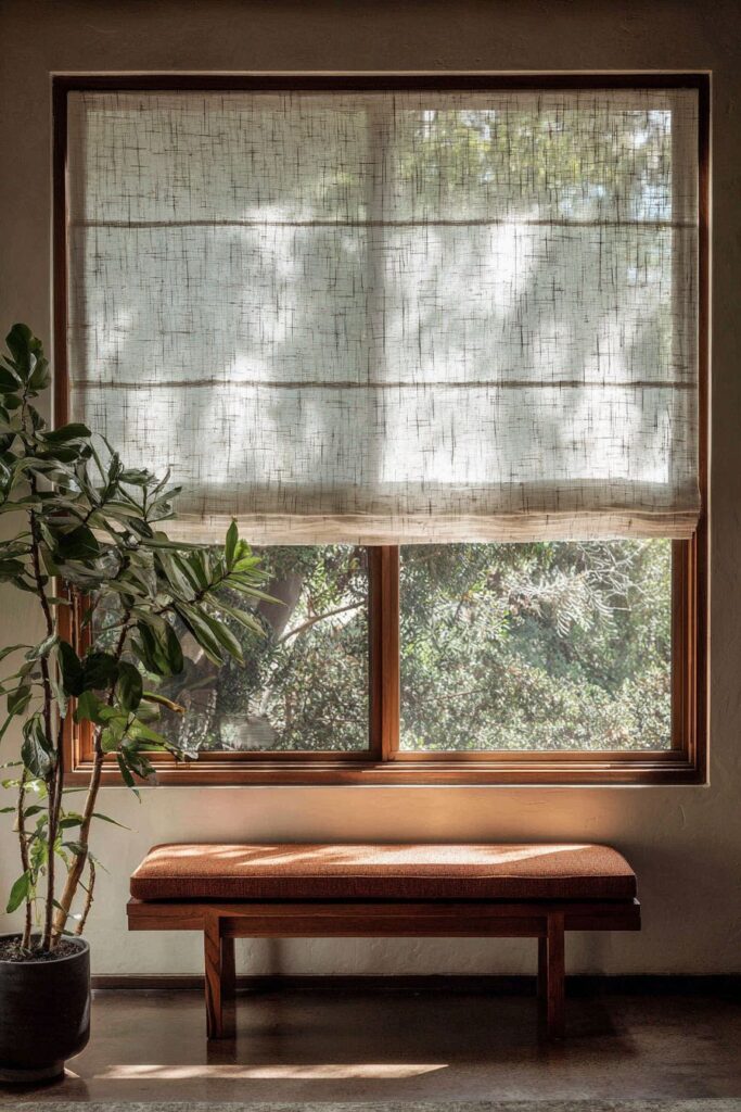 Natural Linen Window Treatments