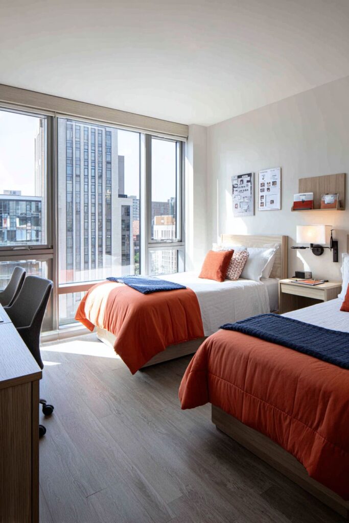 PRACTICAL FAMILY-FRIENDLY KIDS TWIN BEDROOM