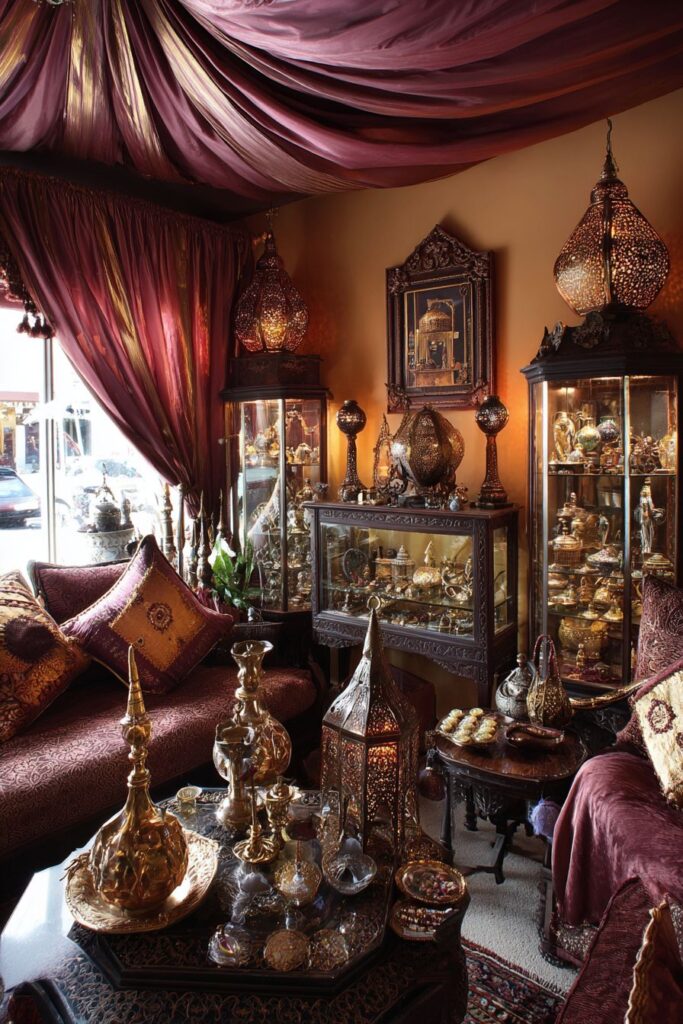 Dramatic Tent Ceiling Treatment