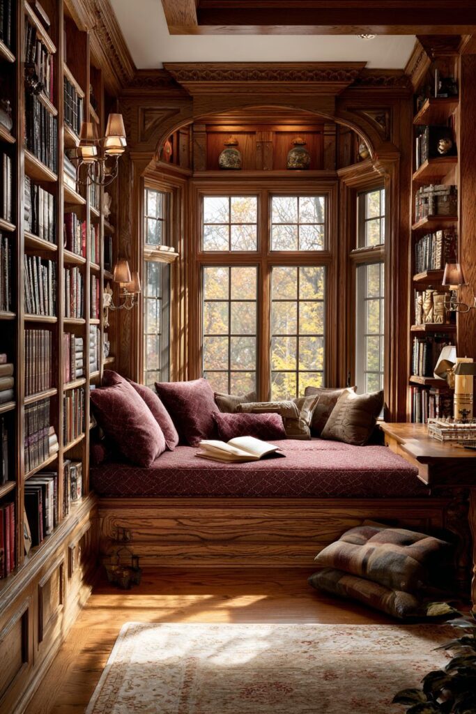 Literary Scholar's Study Sanctuary