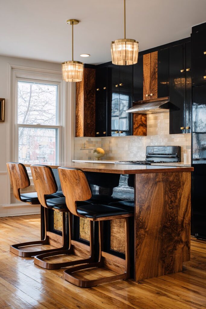 Mid-Century Modern Geometric Lines and Period-Appropriate Design