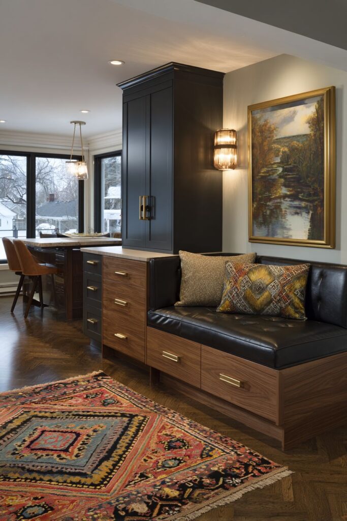 Mid-Century Modern Geometric Lines and Period-Appropriate Design