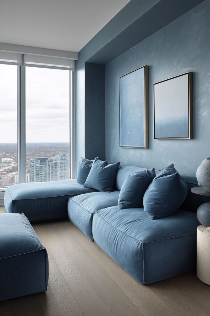 Modular Modern: Cerulean Blue Flexible Living