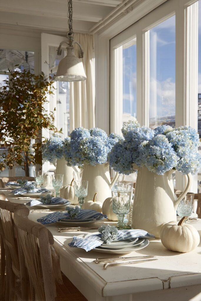 Blue Striped Pattern Sophistication