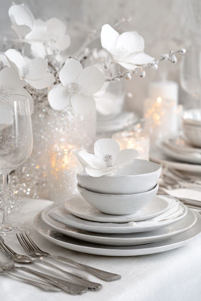 Monochromatic White Christmas Elegance