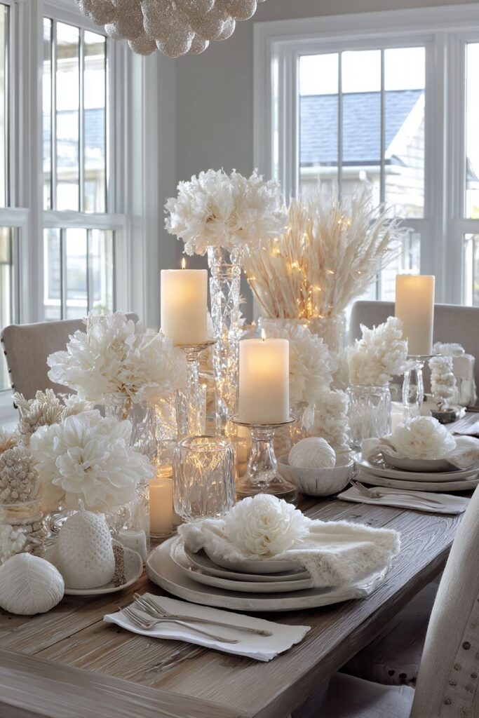 Monochromatic White Christmas Elegance