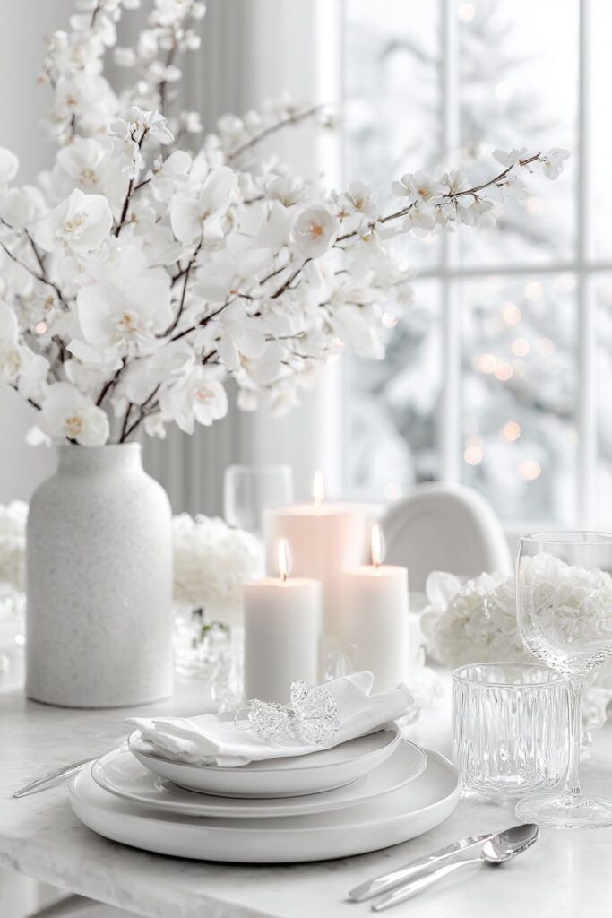 Monochromatic White Christmas Elegance
