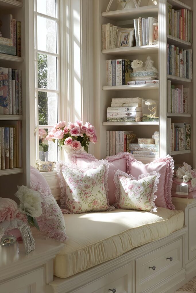 Window Seat Storage with Built-In Charm