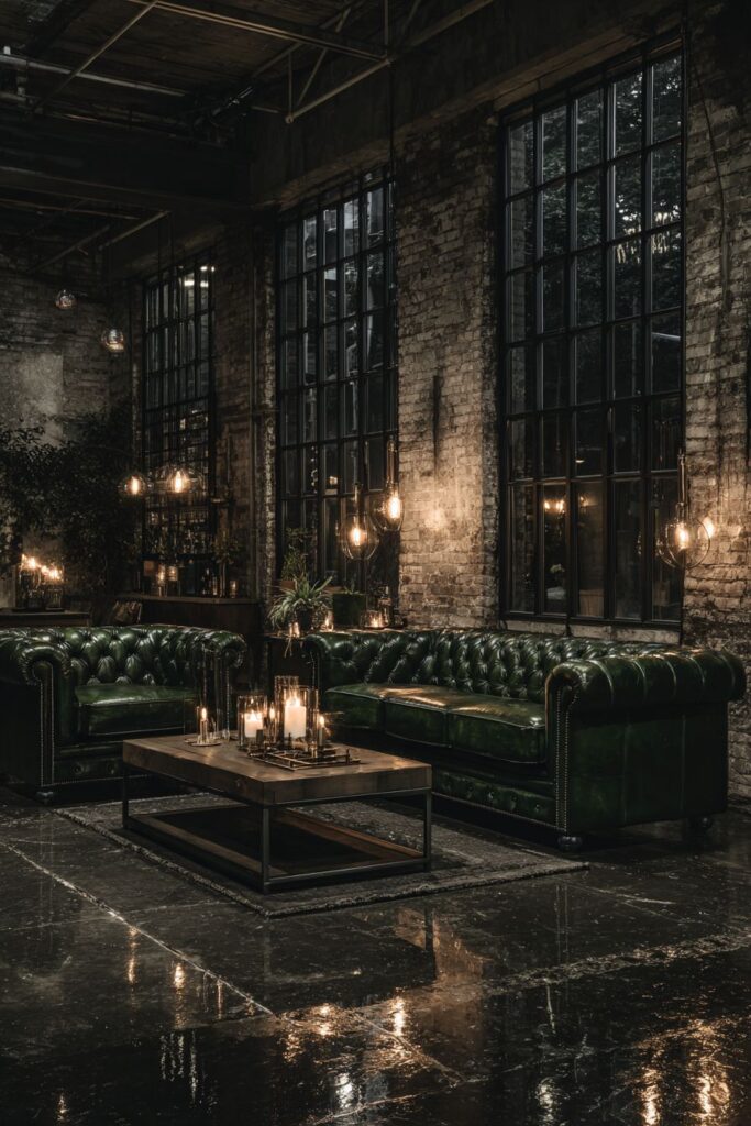 Industrial Green Loft Character