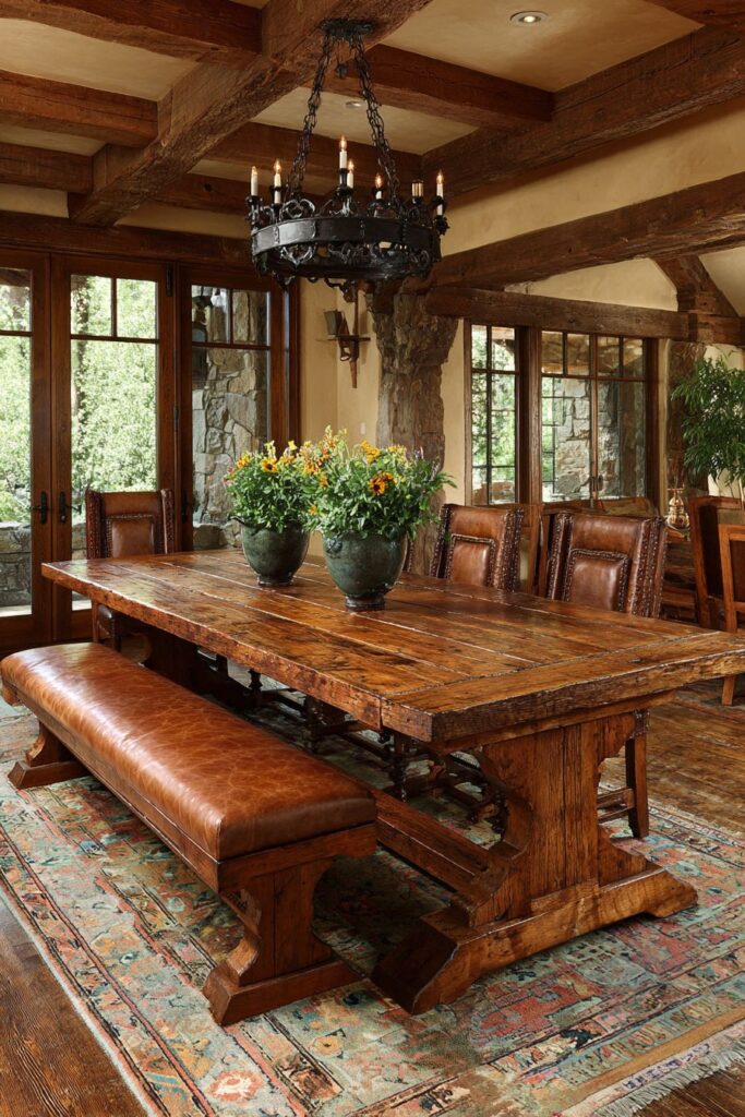 Trestle Dinner Table Craftsman Appeal