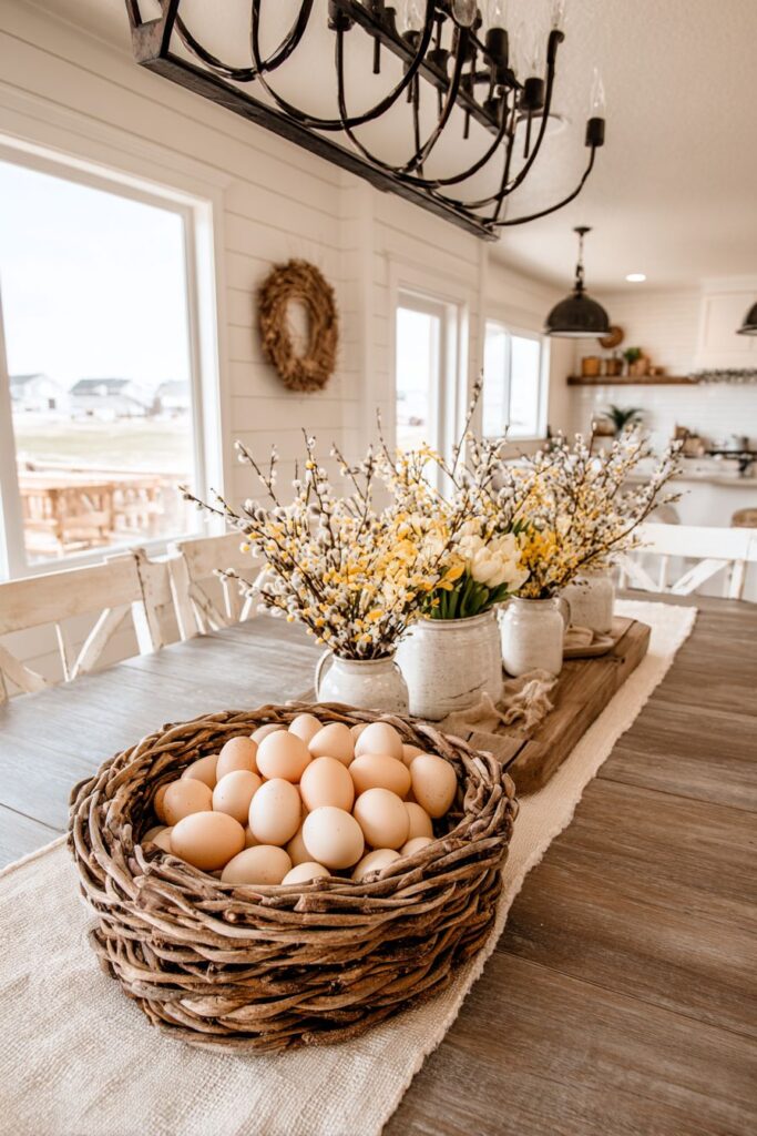 Modern Farmhouse Easter Dining