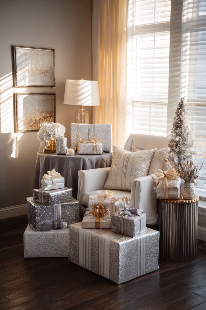 Sophisticated Gift Display Area
