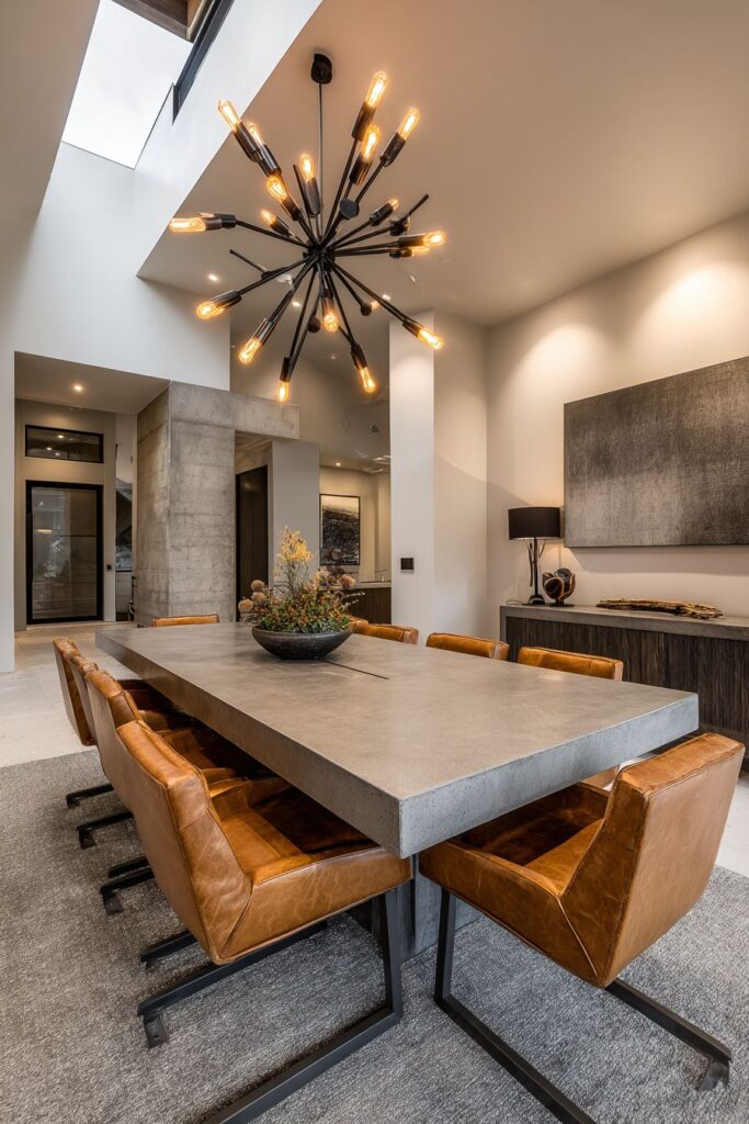 Concrete and Leather Industrial Sophistication