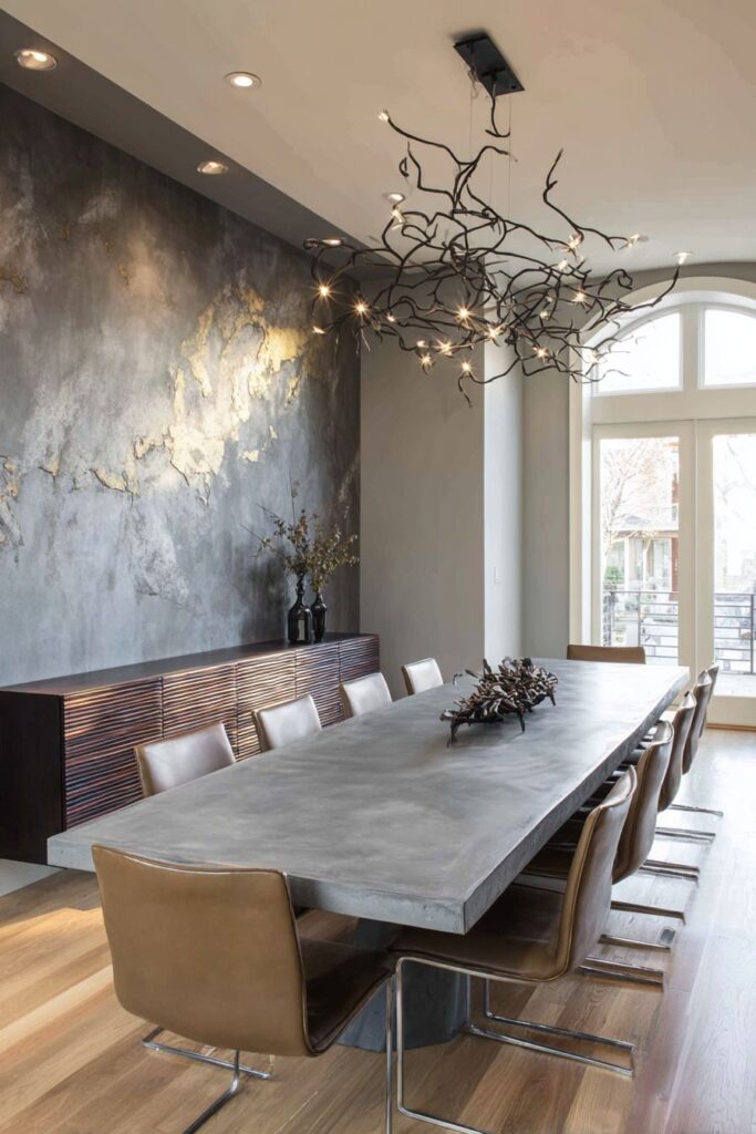 Concrete and Leather Industrial Sophistication