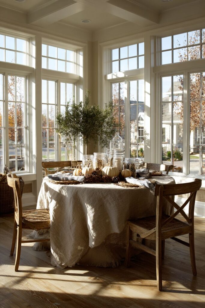 Intimate Corner Breakfast Area