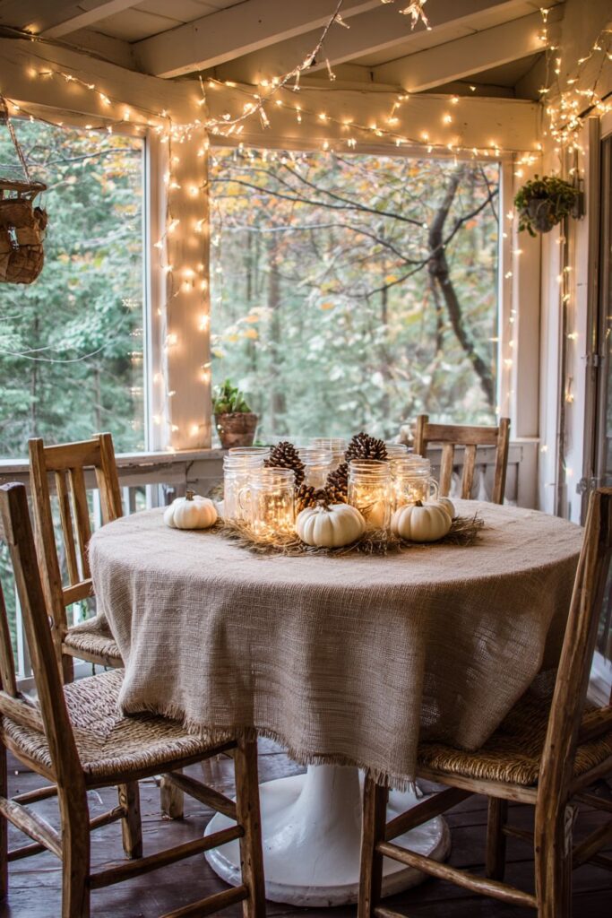 Intimate Corner Breakfast Area