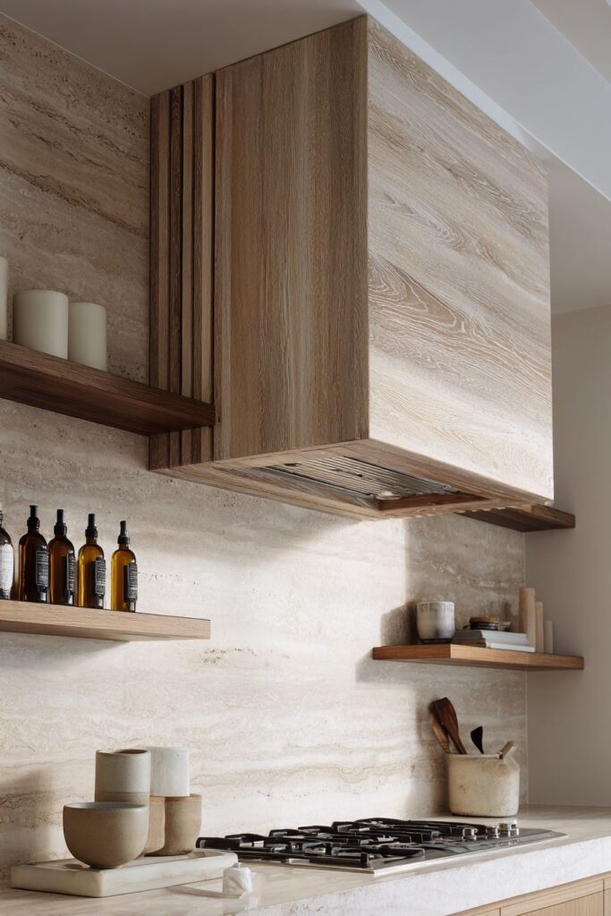 Custom Range Hood as Floating Sculpture