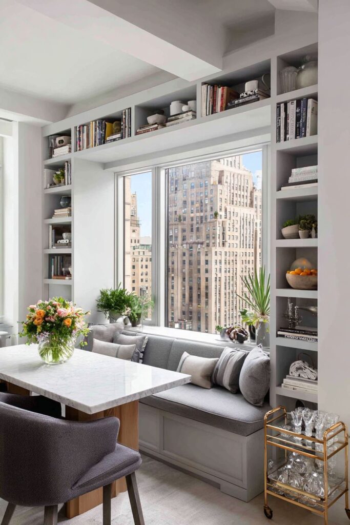 Integrated Banquette Sophistication