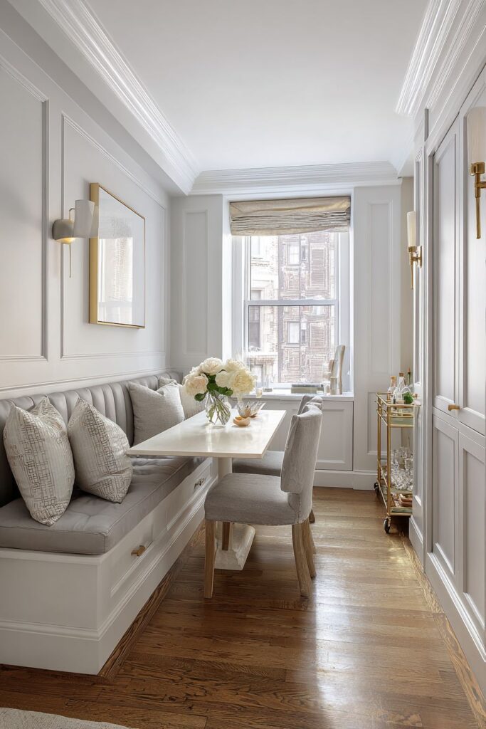 Integrated Banquette Sophistication