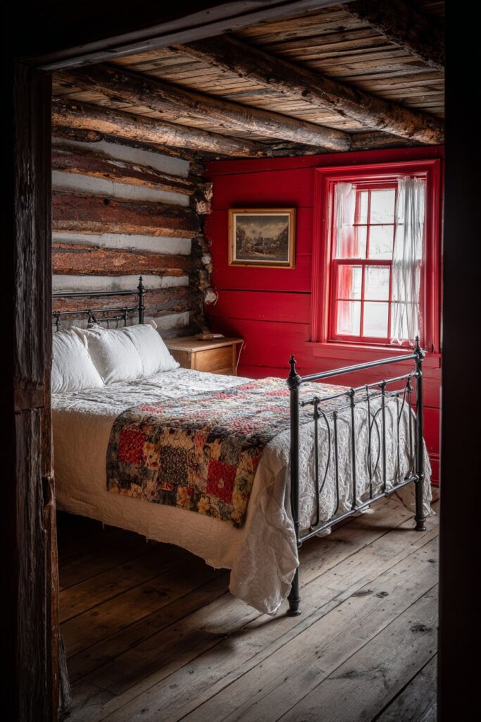Rustic Red Mahogany Barn Wood