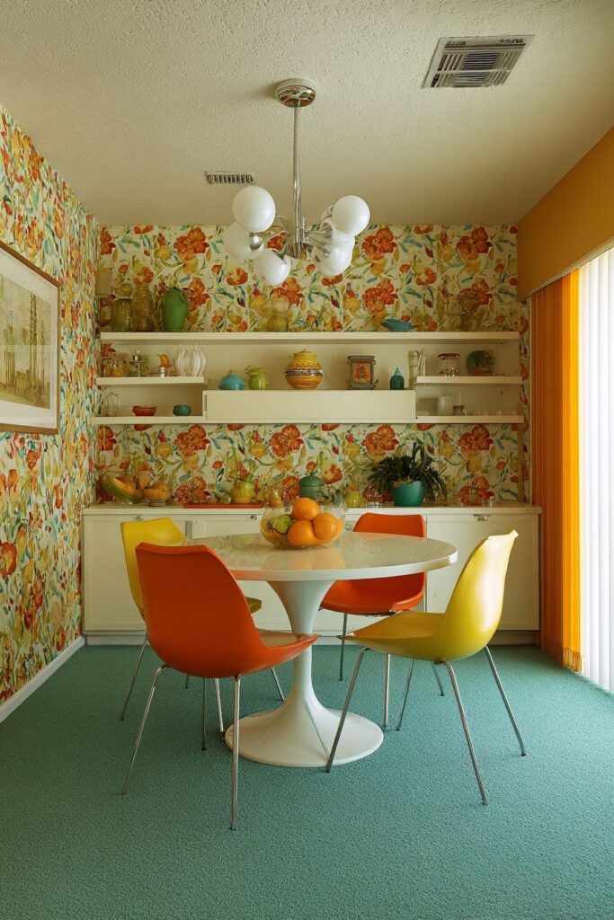 Compact Rainbow Charm with Grasscloth Sophistication