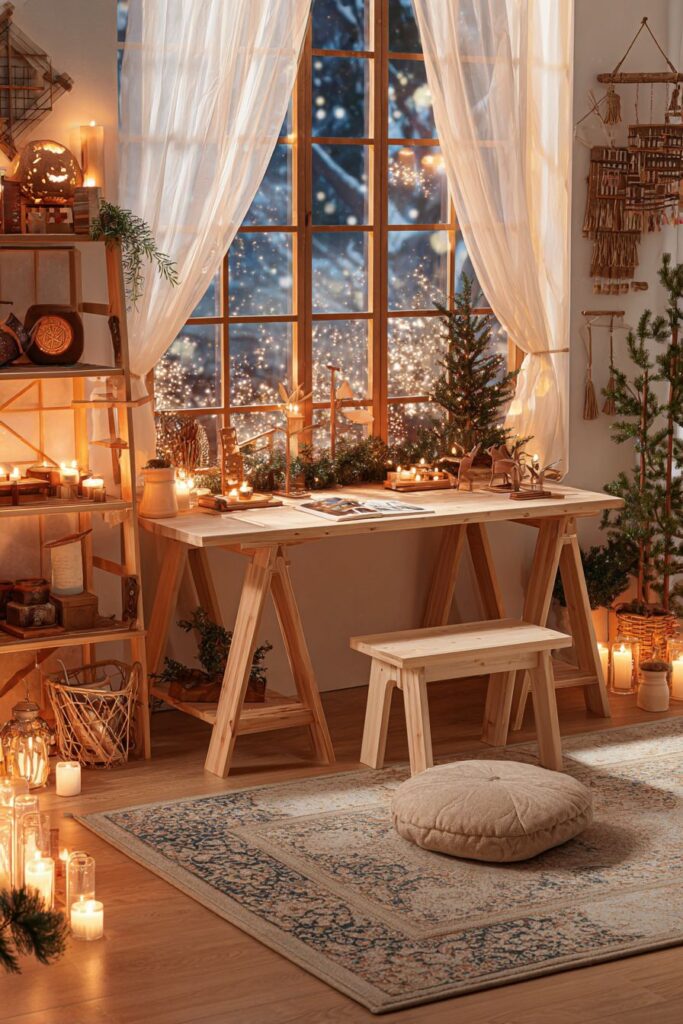 Japanese Minimalist Holiday Serenity